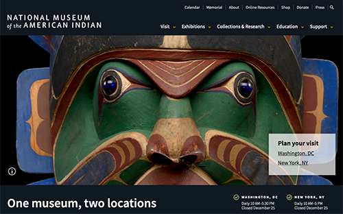 The NMAI website